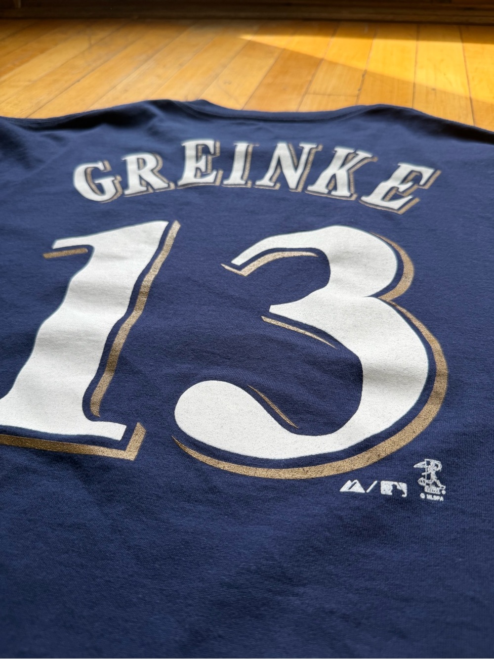 Majestic Milwaukee Brewers Greinke 13 Shirsey - XL